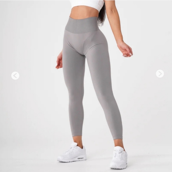 NVGTN grey Seemless Leggings In Size m - Picture 1 of 9